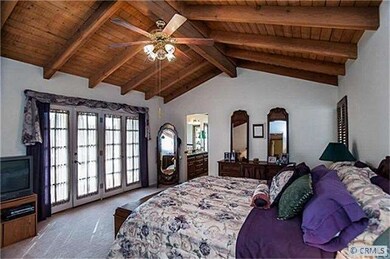 Oversized Master Bedroom with Vaulted Ceilings