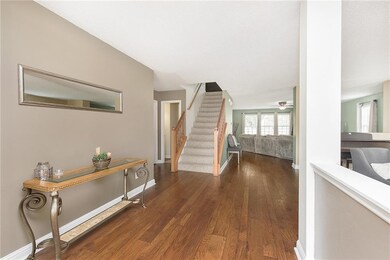 Gleaming floors, open concept