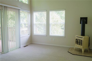 sun room fire place