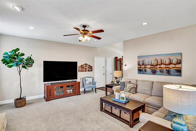 HUGE wall for any size TV.  Great place to watch the big game!