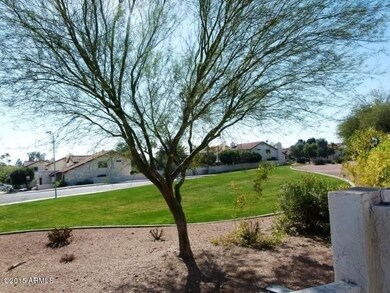 Subdivision grassy area