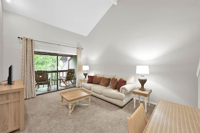 Sliding doors from the family room to your private