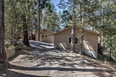 Paved Driveway to Garage and Cabins