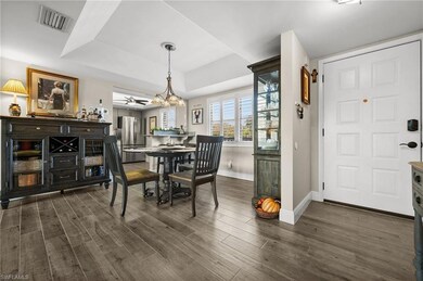 Living area is open to the dining area