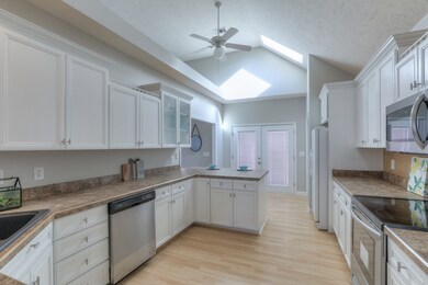 Breakfast nook on far end of the kitchen