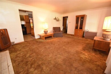 Living Room with Marble Fireplace, Plaster Crown M