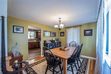 Dining Room with Hardword Flooring!