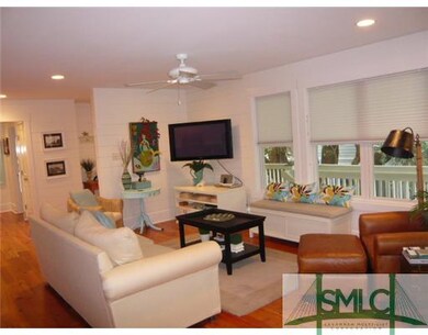 Living Room. Open plan, with shiny reclaimed heart