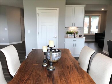 What a great eat-in kitchen with island, coffee ba