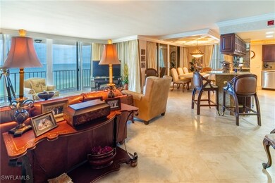 Living area featuring ornamental molding