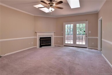 Great Room With Wall To Wall Carpet