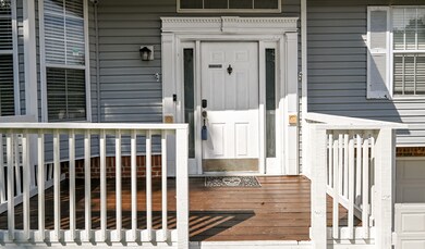 Newly Replaced and painted front porch.