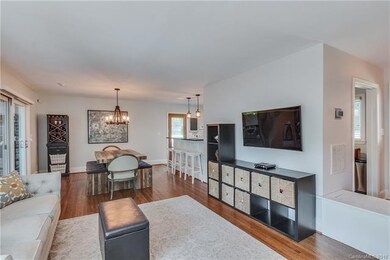 Living/dining with refinished hardwoods in 2014
