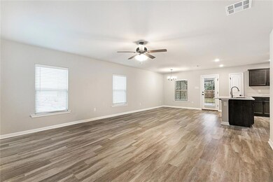Living room area... no carpeting in the home.