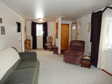 Living Room. Lots of usable wall space for the  ch