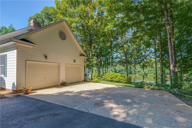 A two car, side entry garage is perfect for your car and boat.