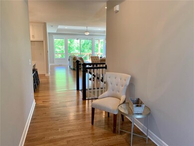 Foyer at front entry