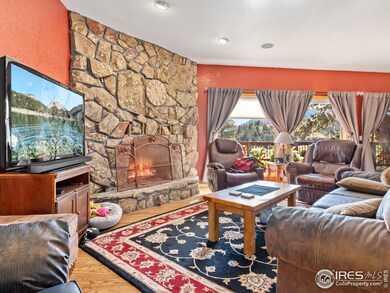 Great room fireplace