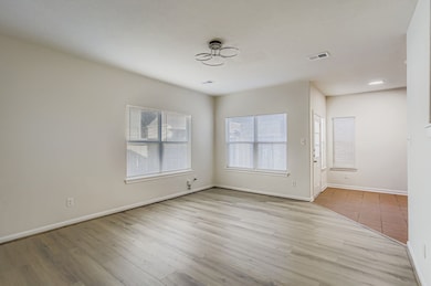 Combo living and dining area with kitchen dining area