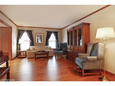 Formal Living Room with beautiful hardwood floors!