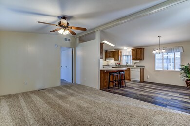 Looking into dinning area