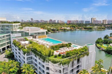 Aerial pool view