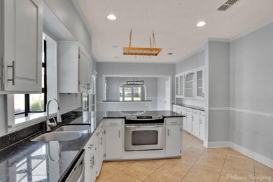 Updated kitchen with breakfast bar