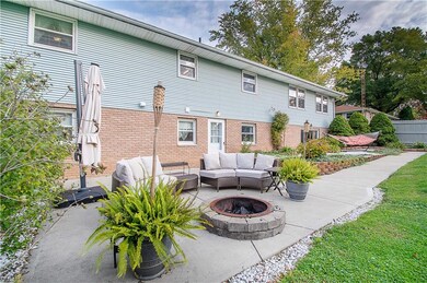 Gorgeous patio with a fire pit. Evenings on the patio with a fire, listening to the sound of crickets is always a perfect way to end a busy day.