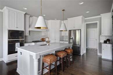 Oversized, MARBLE kitchen island