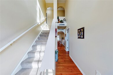 The entry way offers an immediate appreciation of