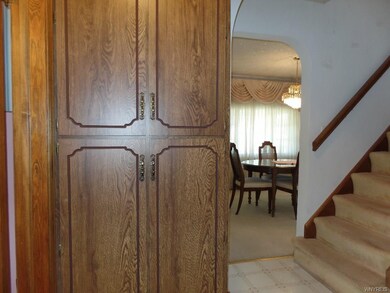 1st floor bath linen closet.