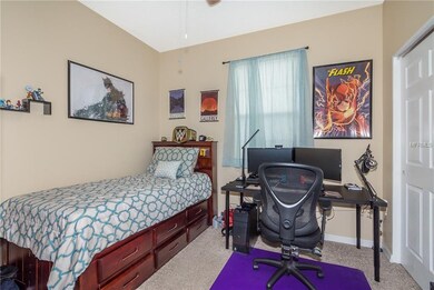 In Law Bedroom with upgraded closet doors