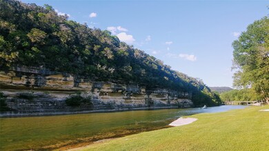 A beautiful view of the bluffs across from the con