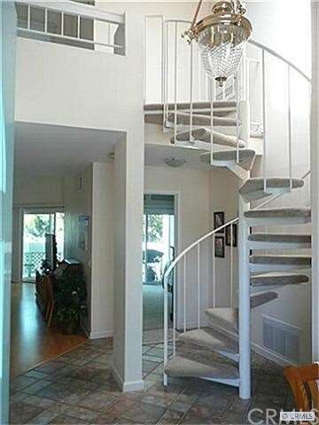 Stairs to spacious loft