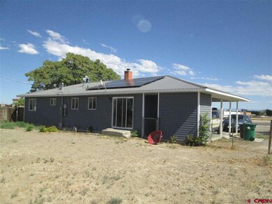 Rear View - new solar panels on roof