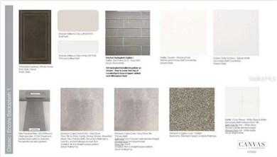 Design Selections.  Home is under construction and selections are subject to change.