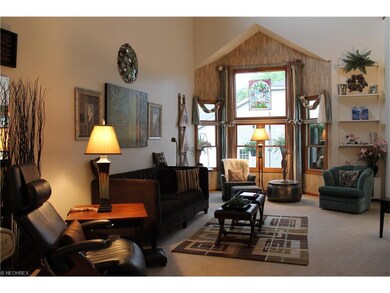 Warm and welcoming great room with many architectu