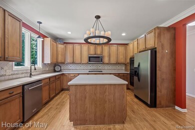 Beautiful kitchen with spacious island.