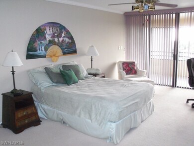 Enormous Master bedroom has room for office furnit
