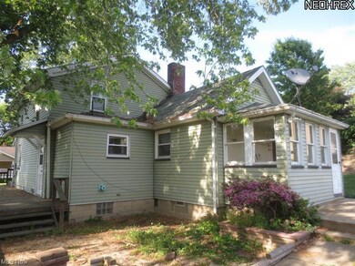 Rear view looking northeast showing enclosed back 