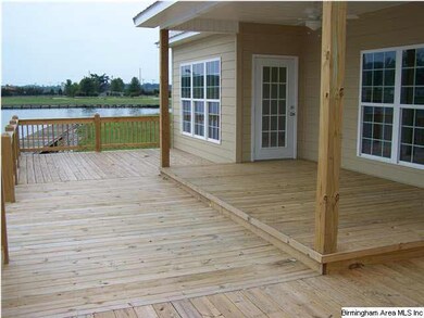 Huge back deck, partially covered