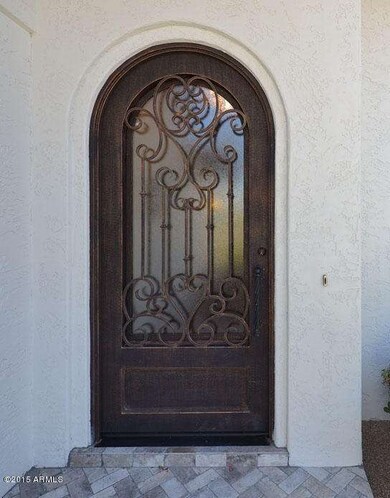 04 Custom Iron Front Door