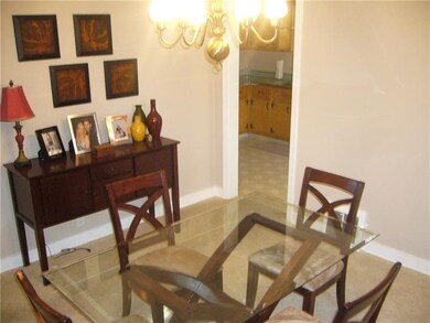 Formal dining room, with nice space.