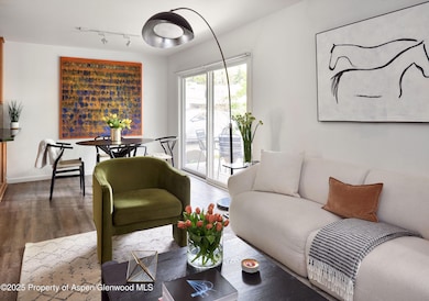 open living and dining areas