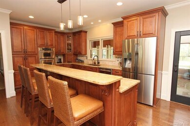 Over-sized Island with Bar Top