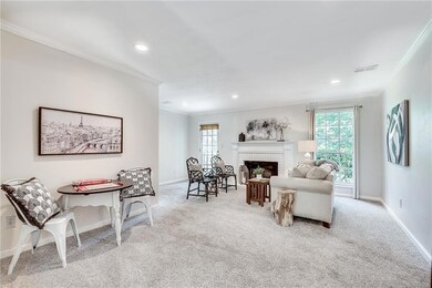 First of two living spaces to relax or entertain friends and family