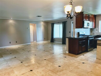 Dining room towards Kitchen and living room