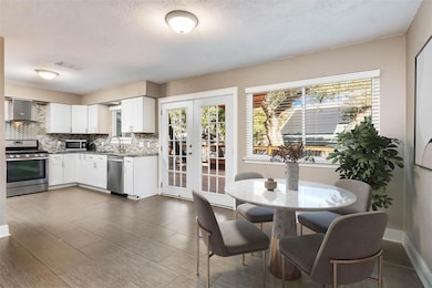 Dining space with healthy amount of natural light