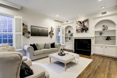 This formal living room features recessed lighting