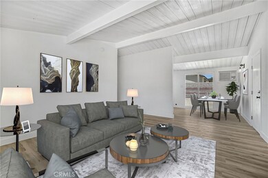 Family room and dining area